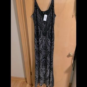 Torrid black ombré glitter maxi dress NWT SIZE 1